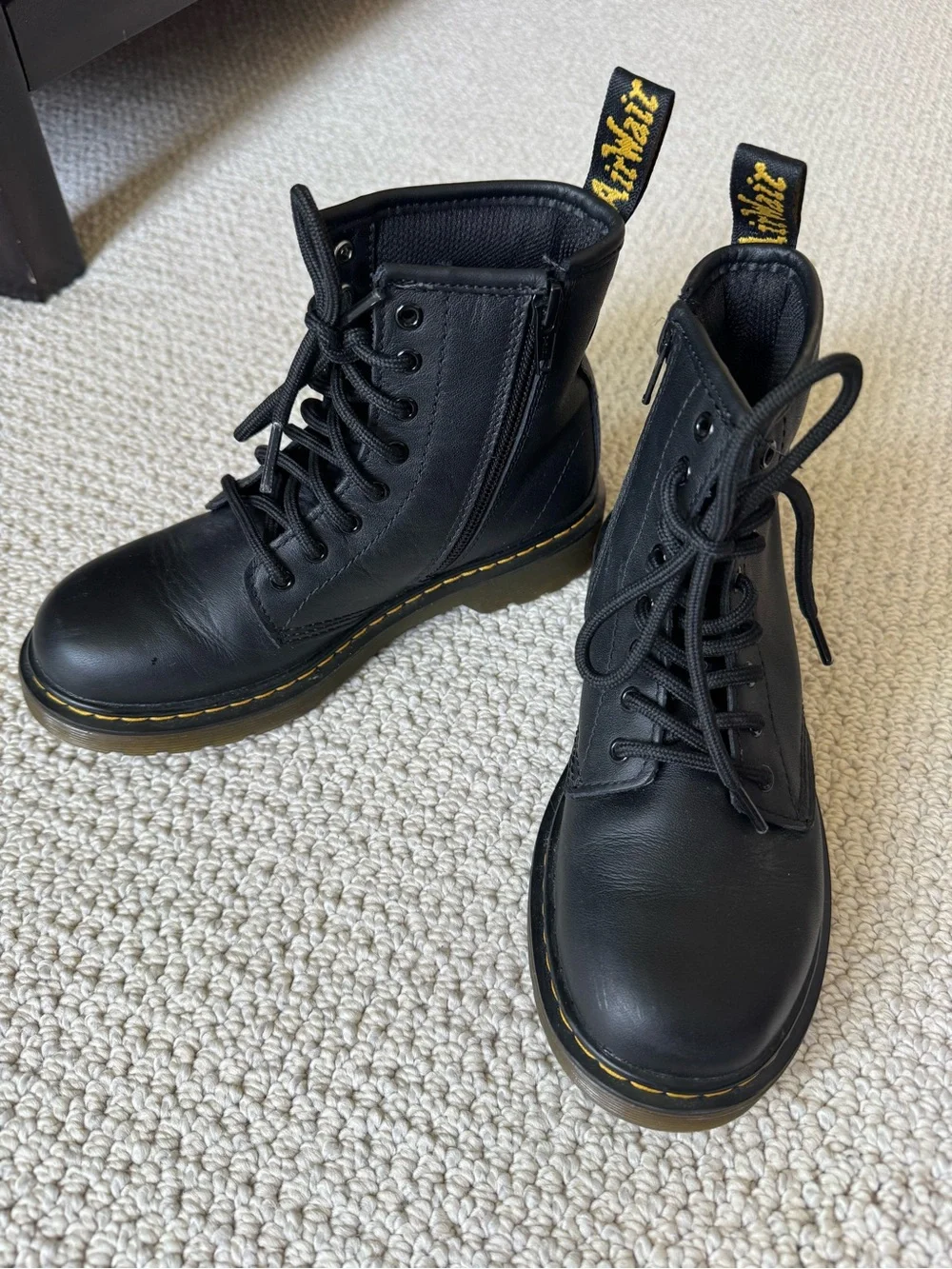 Dr. Martens Junior 1460 Soft Leather Lace Up - Size 2 - Like New